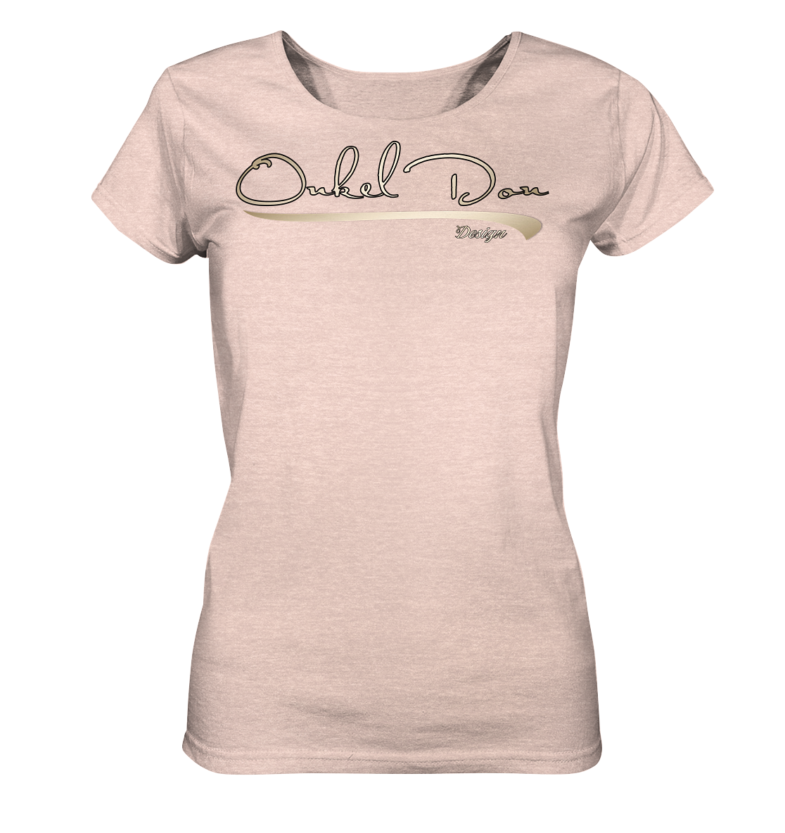 Onkel Don New Edition - Damen Organic Shirt (meliert) - Onkel Don